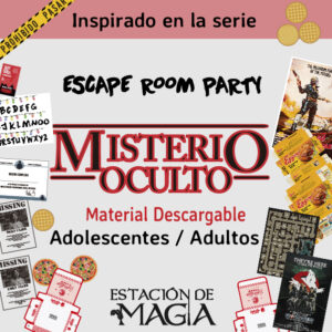 Misterio Oculto - escape room party descargable