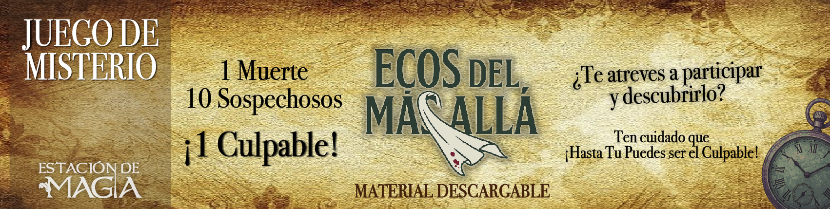 Ecos del Más Allá - juego de misterio